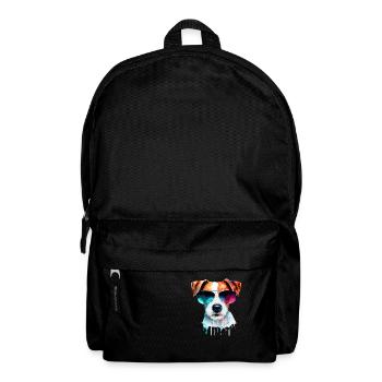 Jack Russell Terrier - Rucksack - Schwarz - Vorne