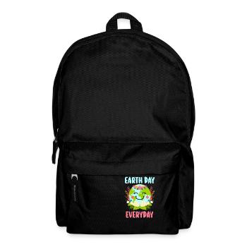 Earth Day Everyday Environmental Awareness - Backpack - black - Front