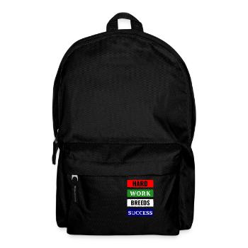 Hard Work Breeds Success - Backpack - black - Front