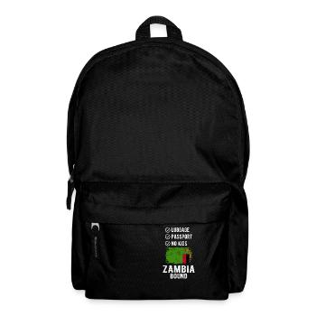 Zambia Souvenir Holidays - Backpack - black - Front