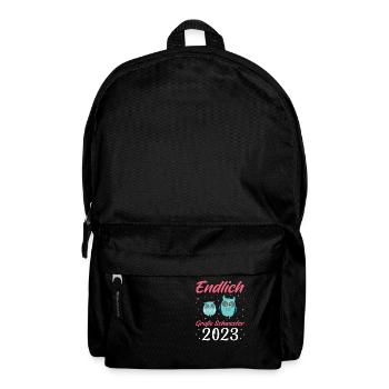 Große Schwester 2023 Geschenk - Rucksack - Schwarz - Vorne