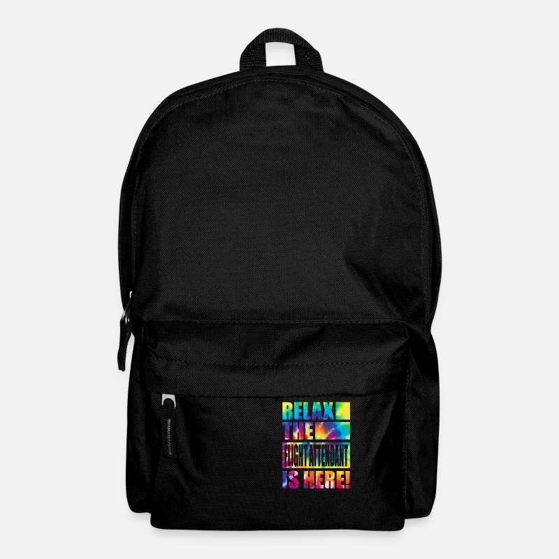 Hôtesse de l’air drôle de dicton - Sac à dos - noir