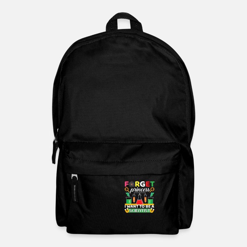 Forget Princess I Want To Be a Scientist - Backpack - black