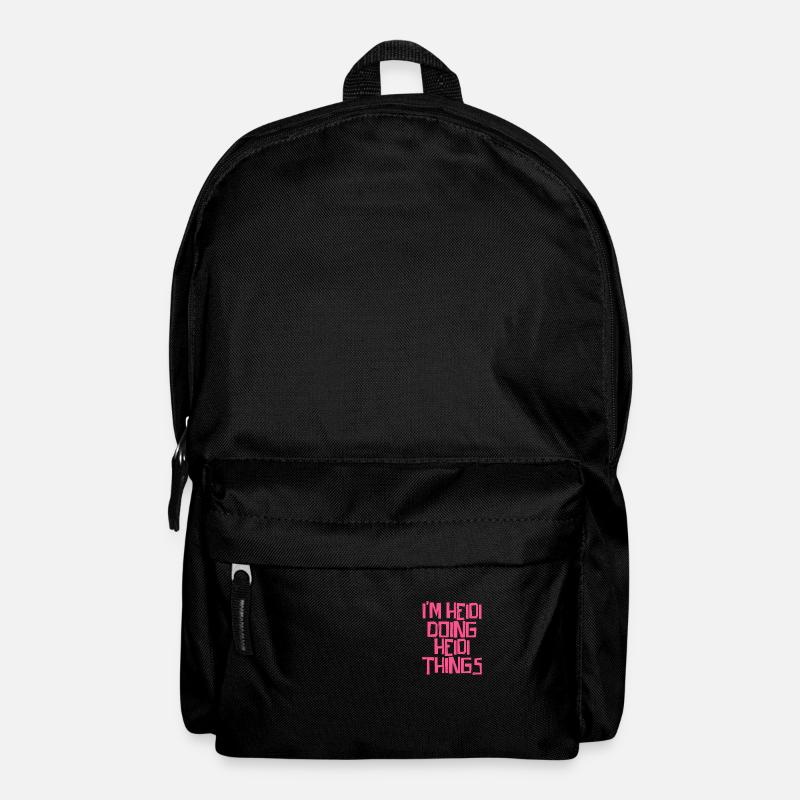 I'm Heidi doing Heidi things - Rucksack - Schwarz