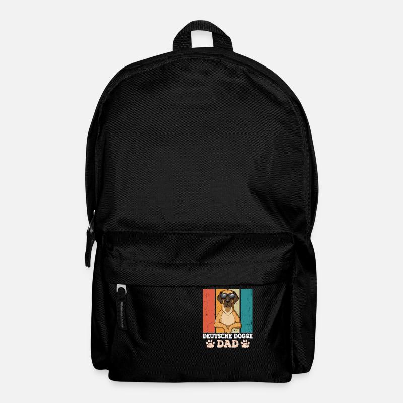 Deutsche Dogge Dad - Rucksack - Schwarz