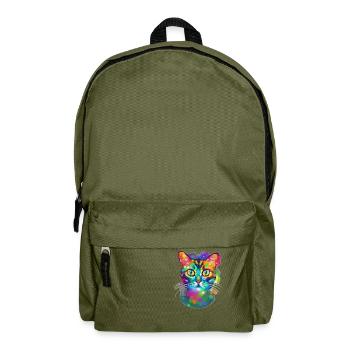 Artistic Chat - Backpack - olive green - Front