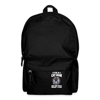 Je suis une maman chatte Seuls quelques-uns peuvent faire ce que je peux - Sac à dos - noir - Devant