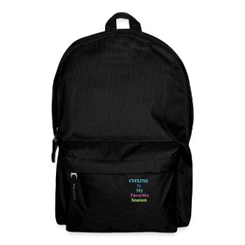 Cycling Is My Favorite Season Cycling Lover Retro - Sac à dos - noir - Devant