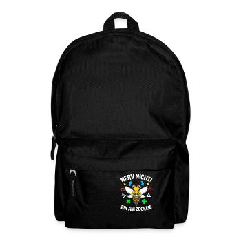 Controller Videospiel Zocker Gamer Computerspiel - Rucksack - Schwarz - Vorne