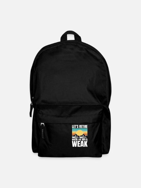 Rentner Rente W Lan - Rucksack - Schwarz