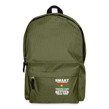 Burkina Faso - Backpack - olive green - Front