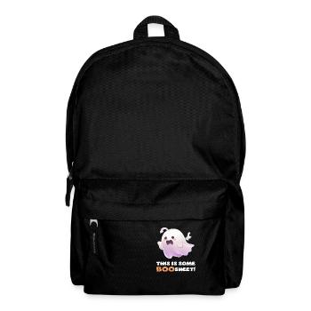Funny Boo Sheet Saying Cute Halloween Ghost - Backpack - black - Front