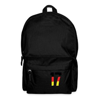 17 Number symbol Germany - Backpack - black - Front
