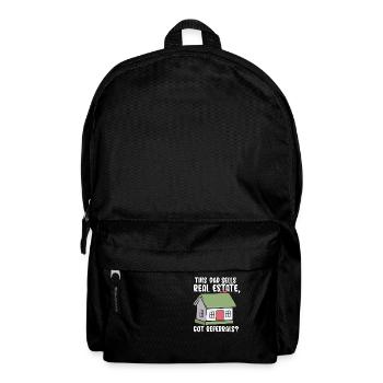 Dieser Vater verkauft Immobilien Immobilienmakler - Rucksack - Schwarz - Vorne