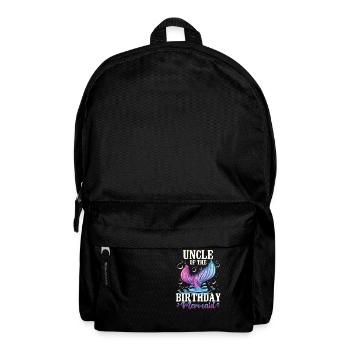 Uncle Of The Birthday Girl - Rucksack - Schwarz - Vorne