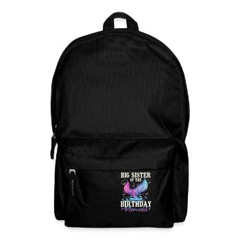 Big Sister Of The Birthday Girl - Rucksack - Schwarz - Vorne