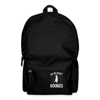 Blue-footed Booby Seabird Blue-footed Booby Seabird - Backpack - black - Front