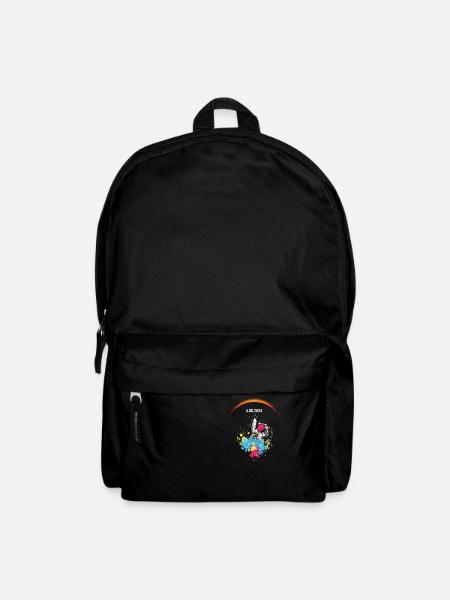 Amerika Totalität Frühling 4.08.24 Total Solar - Rucksack - Schwarz