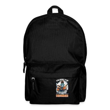 I'm Here For The Drummer 10 - Rucksack - Schwarz - Vorne