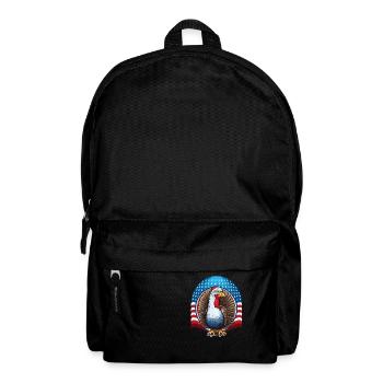 Patriotic USA Turkey Thanksgiving - Backpack - black - Front