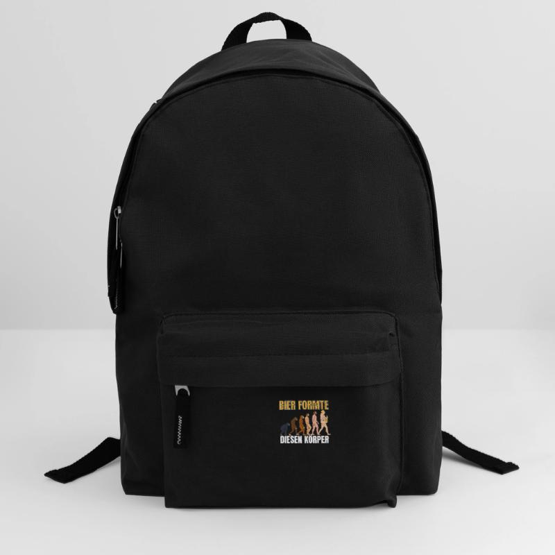 Bier formte diesen Körper Evolution Biertrinker Rucksack