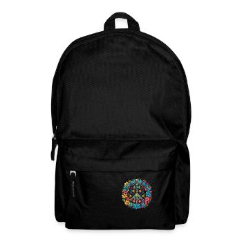 Flower Power Hippie Birthday - September 1958 - Backpack - black - Front