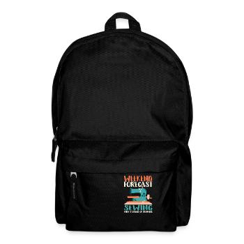 Weekend forecast sewing with a chance - Backpack - black - Front