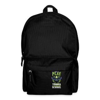 Born to play tennis - Backpack - black - Front