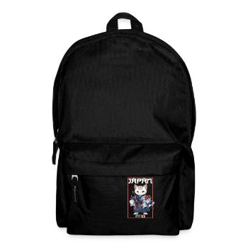 Asia Cat Japanese Samurai Samurai - Backpack - black - Front