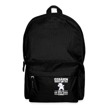Eisbär Eisbären - Rucksack - Schwarz - Vorne