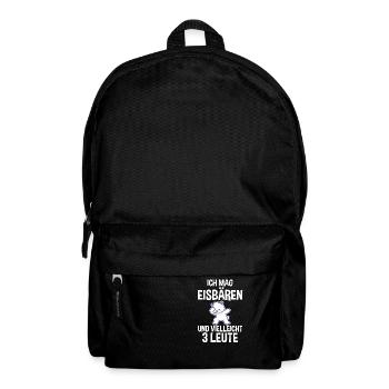 Eisbär Eisbären - Rucksack - Schwarz - Vorne