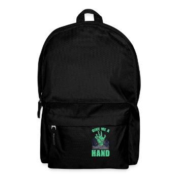 Give me a Hand chilling Halloween - Rucksack - Schwarz - Vorne