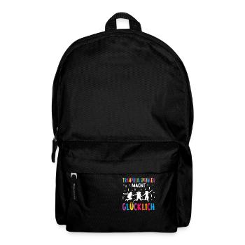 Trampolin springen Outdoor Indoor - Rucksack - Schwarz - Vorne