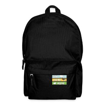 ICH LIEBE KÜHE - Rucksack - Schwarz - Vorne
