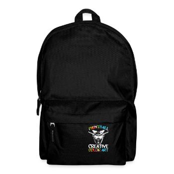 Paintball Creative Paint Color Art Airsoft Paint - Backpack - black - Front