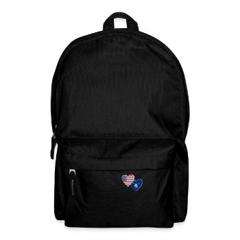 USA American State Of Montana Flag Patriotic 4th - Backpack - black - Front