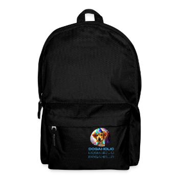 Dogaholic T-shirt Statement Tshirt für Hundefans - Rucksack - Schwarz - Vorne