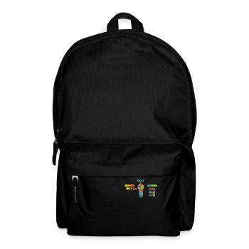 No Pew Funny Paintball Player Paintballing - Backpack - black - Front