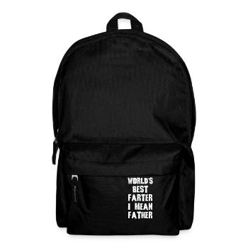 World's Best Farter I Mean Father - Backpack - black - Front