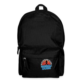 Vous ne pouvez jamais avoir trop de cartes de baseball 3 - Sac à dos - noir - Devant
