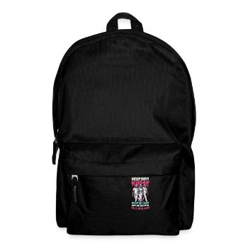 Halloween Nurse Night Shift Nurse Might Be Crazy - Backpack - black - Front