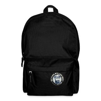 Arrêtez de jouer avec votre canot Funny - Sac à dos - noir - Devant