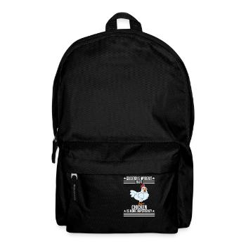 Drôle de poulet disant poulet - Sac à dos - noir - Devant