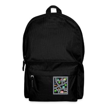 Play Rug Print Super Funny Dad Gift - Backpack - black - Front