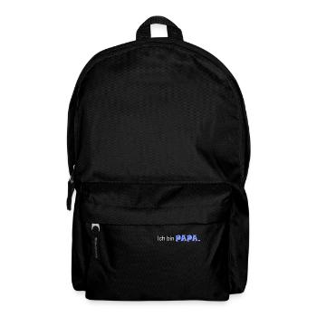 ich bin PAPA - Rucksack - Schwarz - Vorne
