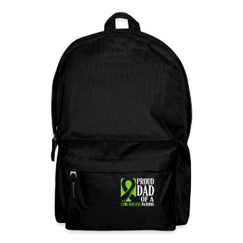 Fier père d’un guerrier de la maladie de Lyme - - Sac à dos - noir - Devant