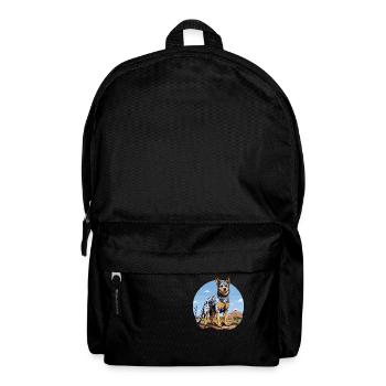 Hund Australian Cattle Dog - Rucksack - Schwarz - Vorne