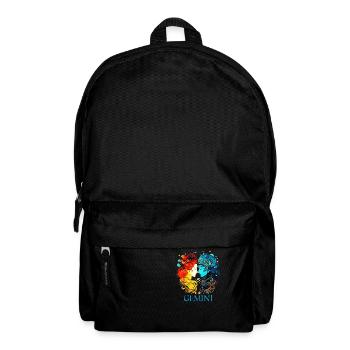 Cool Zodiac Sign Gemini Design pour les femmes et les hommes - Sac à dos - noir - Devant