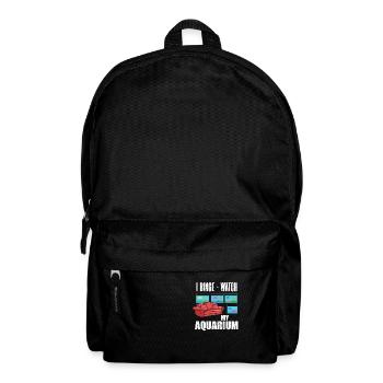 Aquarium Fish Gift - Backpack - black - Front