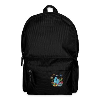 Aquarium Fish Gift - Backpack - black - Front